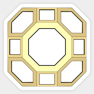 GMTRX Seni Lawal v2 skeletal Truncated Cuboctahedron Sticker